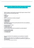 UNION PACIFIC CONDUCTOR FINAL Questions with Correct  Detailed Verified Solutions latest update 2025  What is a length of a track between consecutive block signal or between a block  signal and the end of the block system limit&period;  A&period; Block  B&period; Main track