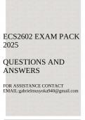 ECS2602 Exam pack 2025&lpar;Macroeconomics&rpar;