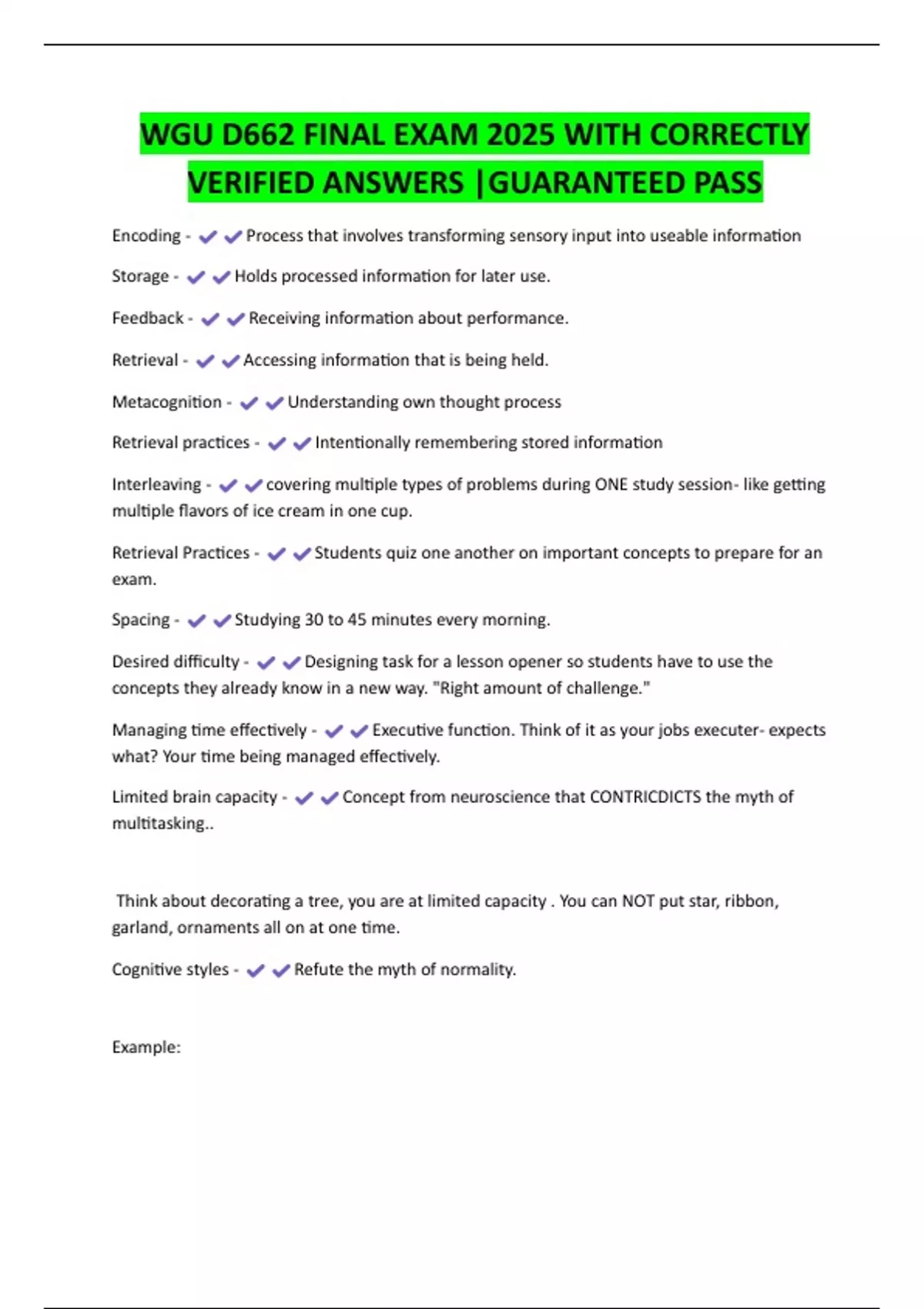 WGU D662 Full Course Pack | Power & Influence Mastery | Updated 2025/26 ...