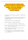 Maryland Boiler License EXAM  2025&sol;2026 COMPLETE QUESTIONS WITH  CORRECT DETAILED ANSWERS &vert;&vert;   100&percnt; GUARANTEED PASS  <LATEST VERSION> 