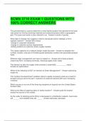 SCMN 3710 EXAM 1 QUESTIONS WITH 100&percnt; CORRECT ANSWERS 
