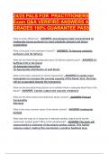 24&sol;25 PALS FOR  PRACTITIONERS  Exam Q&A VERIFIRD ANSWERS A  GRADES 100&percnt; GUARANTEE PASS
