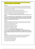 AWHONN ADVANCED FETAL MONITORING EXAM LATEST ACTUAL EXAM 130 QUESTIONS AND CORRECT DETAILED ANSWERS