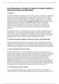 Social Determinants of Health&colon; The Impact of Economic Stability on Maternal&comma; Newborn&comma; and Child Health