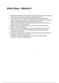 Brain Story - Module 8 QUESTIONS WITH DETAILED VERIFIED ANSWERS &lpar;100&percnt; CORRECT ANSWERS&rpar; &sol;ALREADY GRADED A&plus;