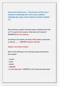 Biochemistry Module Exam 1 &vert; Biochemistry ACTUAL Exam 1  COMPLETE QUESTIONS WITH 100&percnt; RATED CORRECT  ANSWERS 2025 &sol;2026 LATEST UPDATED ALREADY GRADED  A&plus;&excl;&excl;