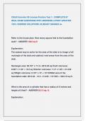 CSLB Concrete C8 License Practice Test 1 &vert; COMPLETE 87 REAL EXAM QUESTIONS WITH ANSWERS LATEST UPDATED  100&percnt; VERIFIED SOLUTIONS &sol;ALREADY GRADED A&plus;