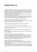 NAVAED ESE K-12 QUESTIONS WITH DETAILED VERIFIED ANSWERS &lpar;100&percnt; CORRECT ANSWERS&rpar; &sol;ALREADY GRADED A&plus;