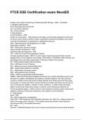 FTCE ESE Certification exam NavaED QUESTIONS WITH DETAILED VERIFIED ANSWERS &lpar;100&percnt; CORRECT ANSWERS&rpar; &sol;ALREADY GRADED A&plus;