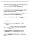 AZ CERTIFIED CAREGIVER EXAM PRACTICE QUESTIONS AND ANSWERS