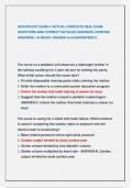 HESI RN EXIT EXAM v1ACTUAL COMPLETE REAL EXAM  QUESTIONS AND CORRECT DETAILED ANSWERS &lpar;VERIFIED  ANSWERS &rpar; ALREADY GRADED A&plus;&lpar;GUARANTEED&excl;&excl;&rpar;