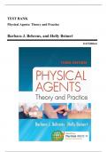 Test Bank - Physical Agents&colon; Theory and Practice&comma; 3rd Edition &lpar;Behrens&comma; 2015&rpar;&comma; Chapter 1-17 &vert; All Chapters