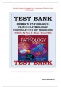 Test Bank For Rubin's Pathology&colon; Clinicopathologic Foundations of Medicine 7th Edition by Strayer ISBN&colon;9781451183900&comma; All 34 Chapters Covered&comma; Verified Latest Edition