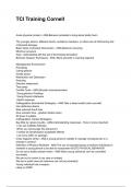 TCI Training Cornell QUESTIONS WITH DETAILED VERIFIED ANSWERS &lpar;100&percnt; CORRECT ANSWERS&rpar; &sol;ALREADY GRADED A&plus;