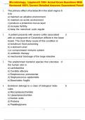 Microbiology&comma; Lippincott 100&plus; Actual Exam Questions With  Reviewed 100&percnt; Correct Detailed Answers Guaranteed Pass&excl;&excl; 