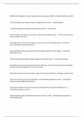 PACKAGE DEAL &vert;&vert; AMH 2010 EXAM 5 Questions and Answers with Verified Solutions 2025