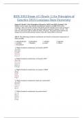 BIOL 2053 Exam &num;3 &lpar;Grade 1&rpar; for Principles of Genetics 2025 Louisiana State University