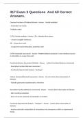 317 Exam 3 Questions  And All Correct Answers&period;