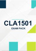 CLA1501 Exam Pack 2026