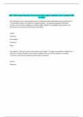ASCP BOC Exam Questions and answers with complete solutions Latest Updated 2025 &vert; Verified
