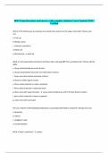 ASCP BOC Exam Questions and answers with complete solutions Latest Updated 2025 &vert; Verified