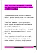 Brain Story 2024&sol;2025 Exam Questions  and Corresponding Answers with Surety  of 100&percnt; Pass Mark 