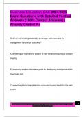 Business Education OAE 2024&sol;2025  Exam Questions with Detailed Verified  Answers &lpar;100&percnt; Correct Answers&rpar; &vert;  Already Graded A&plus;