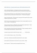 BCOR 2205 Quiz 1 &vert; Questions and Answers With Verified Solutions 2025