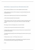 BCOR 2205 Quiz 1 &vert; Questions and Answers With Verified Solutions 2025