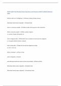 BCOR 2205 Final Review Exam Questions and Answers With Verified Solutions 2025