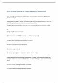 BCOR 2202 exam Questions and Answers With Verified Solutions 2025