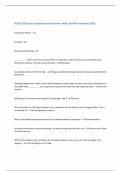 BCOR 2202 Exam Questions and Answers With Verified Solutions 2025