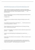 BCOR 350 Final Exam Questions and Answers With Verified Solutions 2025