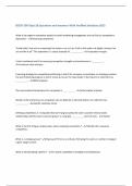 BCOR 350 Chpt 18 Questions and Answers With Verified Solutions 2025