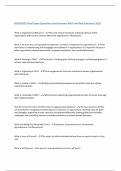 BCOR2202 Final Exam Questions and Answers With Verified Solutions 2025