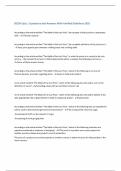 BCOR Quiz &vert; Questions and Answers With Verified Solutions 2025