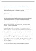 BCOR part 3 Exam Questions and Answers With Verified Solutions 2025