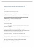 BCOR Exam Questions and Answers With Verified Solutions 2025