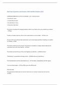 Beef Exam Questions and Answers With Verified Solutions 2025