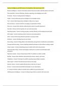 Business Intelligence and CRM Systems Test Questions Fully Solved Latest 2025