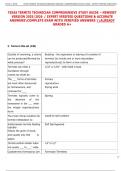 TEXAS TERMITE TECHNICIAN COMPREHENSIVE STUDY GUIDE &ndash; NEWESET  VERSION 2025&sol;2026 &sol; EXPERT VERIFIED QUESTIONS & ACCURATE  ANSWERSCOMPLETE EXAM WITH VERIFIED ANSWERS ALREADY  GRADED A&plus;