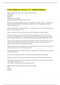 COGS Midterm 1 Review &vert;&vert; A&plus; Verified Solutions&period;