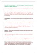 CERTIFIED IN CYBERSECURITY ISC CC EXAM QUESTIONS AND CORRECT  ANSWERS ALREADY GRADED A&plus;