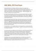 UNC BIOL 278 Final Exam Questions With 100&percnt; Correct Answers&period;