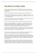 UNC MEJO 379 FINAL EXAM QUESTIONS AND ANSWERS GRADED A&plus;