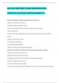 BLD 314L FINAL PART 2 EXAM QUESTIONS WITH COMPLETE SOLUTIONS VERIFIED GRADED A&plus;&plus;