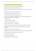 YQCA Test Questions with Correct Answers Latest Version 2025