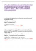 OAE EARLY CHILDHOOD EDUCATION PRACTICE TEST NEWEST 2025 EXAM 