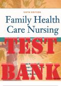 Family Health Care Nursing Theory Practice And Research 6th Edition By Joanna Rowe Kaakinen&comma; Deborah Padgett Coehlo&comma; Rose Steele&comma; Melissa Robinson TEST BANK&lpar; Graded A&plus; With Complete Solution&rpar;