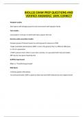 BIOL133 EXAM PREP QUESTIONS AND VERIFIED ANSWERS&vert; 100&percnt; CORRECT